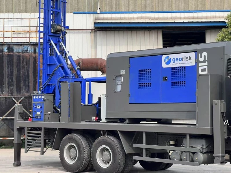 trailer water well drilling machine