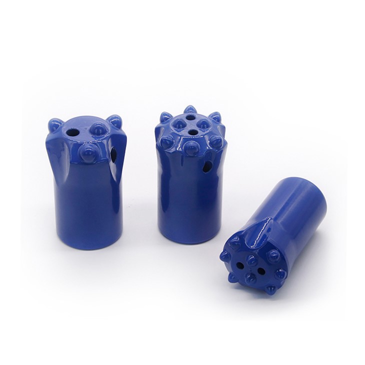 tapered drilling button bit